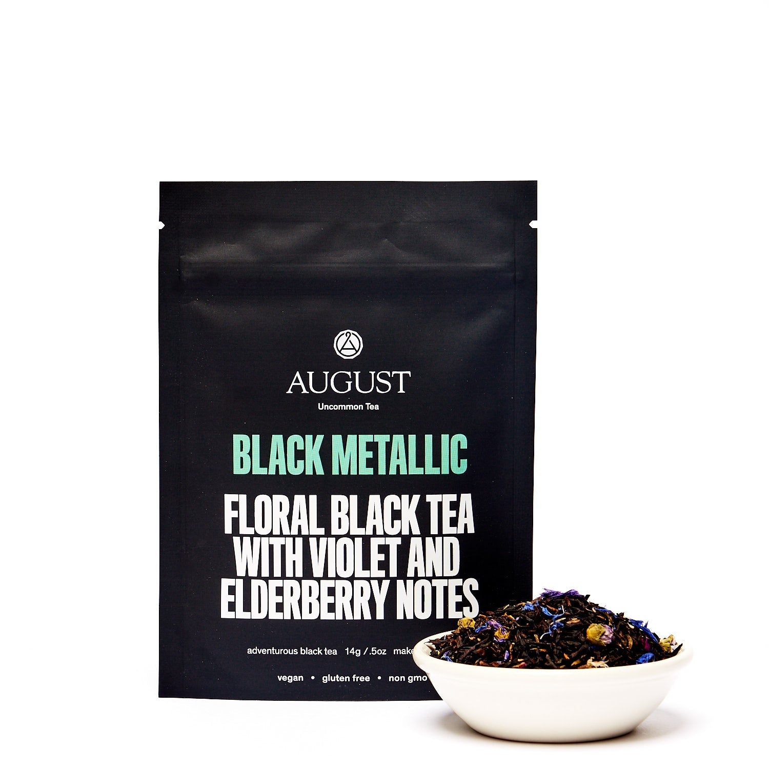 Black Metallic - Violet Elderberry Black Tea