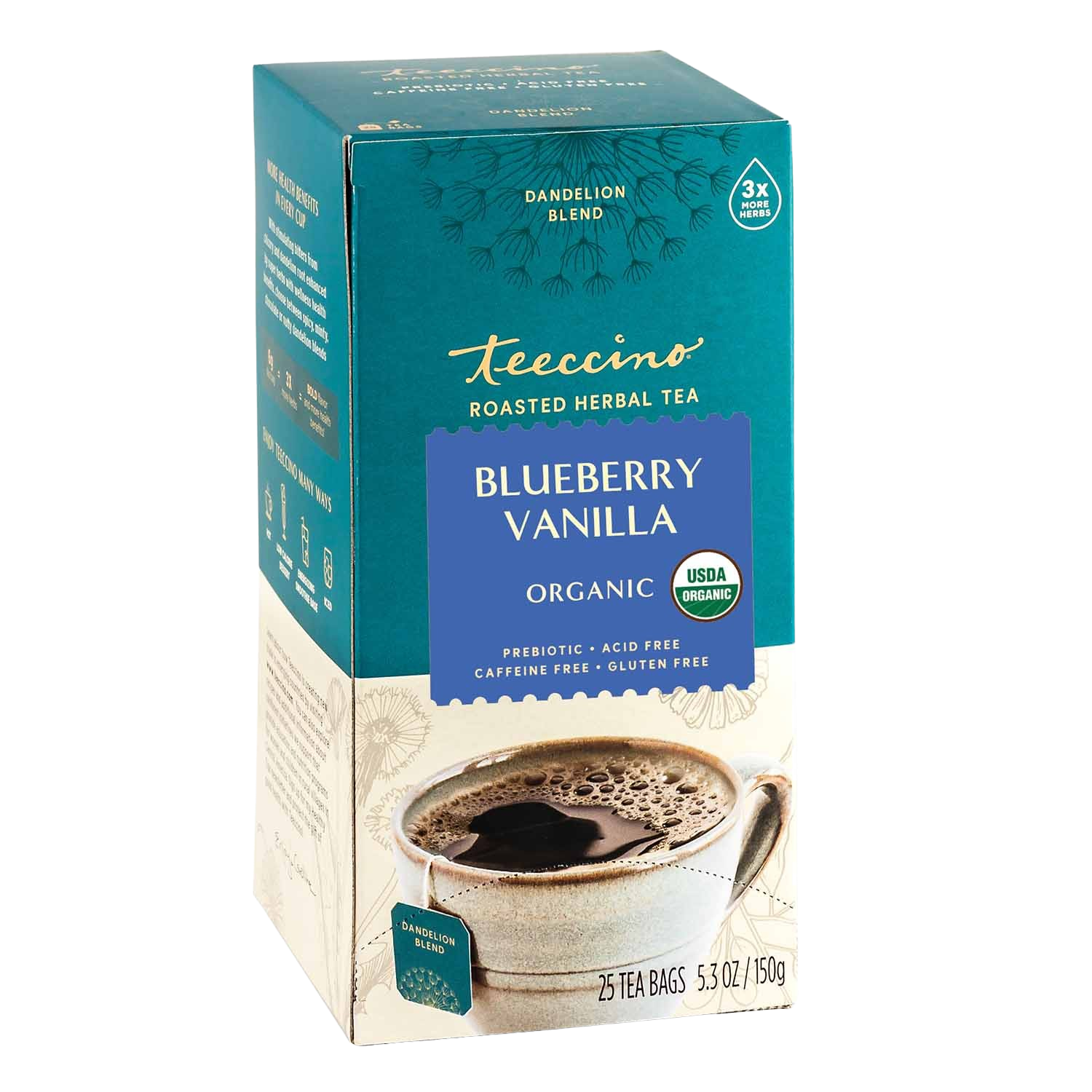 Blueberry Vanilla Chicory Herbal Tea